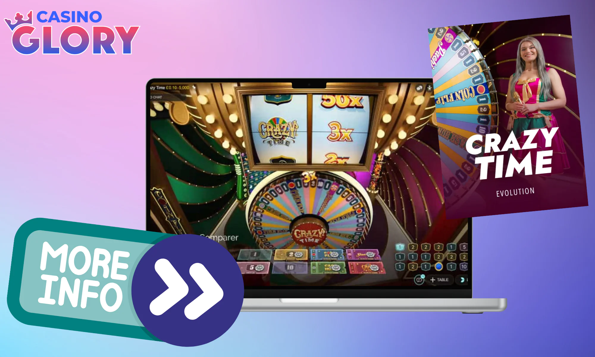 About Crazy Time at Glory Casino